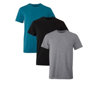 Hanes Original mens stretch t-shirts Lot Of 2 packs with 3 in each box!